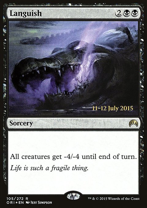 Languish, Magic Origins Promos #105s, Magic: The Gathering card