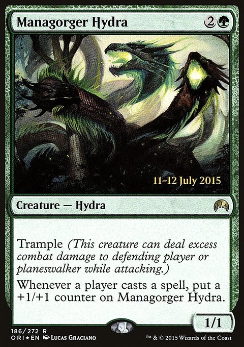 Managorger Hydra, Magic Origins Promos #186s, Magic: The Gathering card