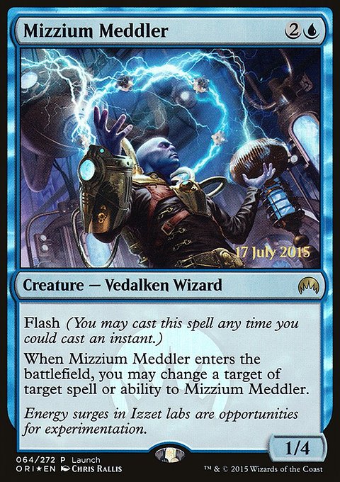 Mizzium Meddler, Magic Origins Promos #64, Magic: The Gathering card