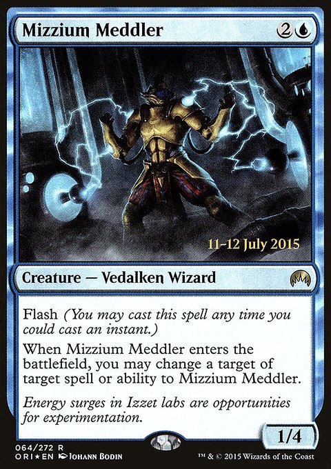Mizzium Meddler, Magic Origins Promos #64s, Magic: The Gathering card