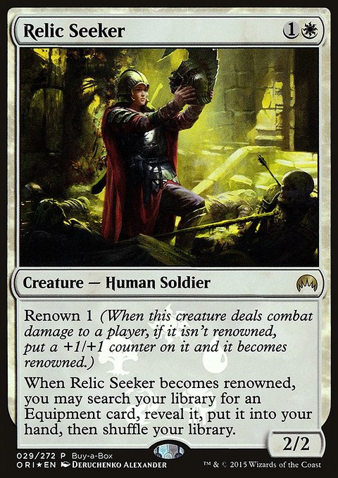 Relic Seeker, Magic Origins Promos #29, Magic: The Gathering card