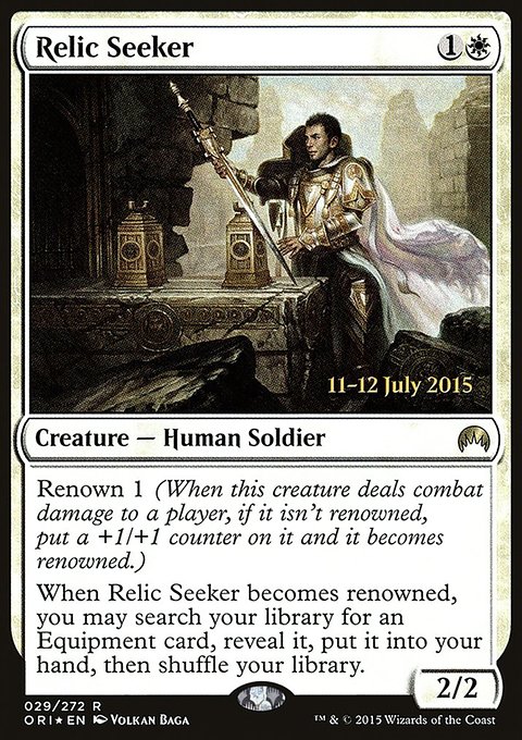 Relic Seeker, Magic Origins Promos #29s, Magic: The Gathering card