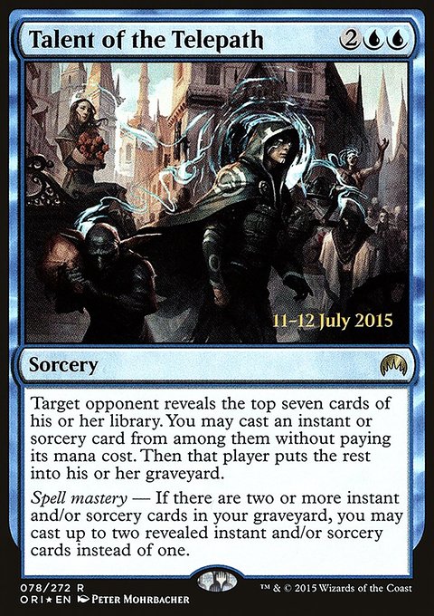 Talent of the Telepath, Magic Origins Promos #78s, Magic: The Gathering card