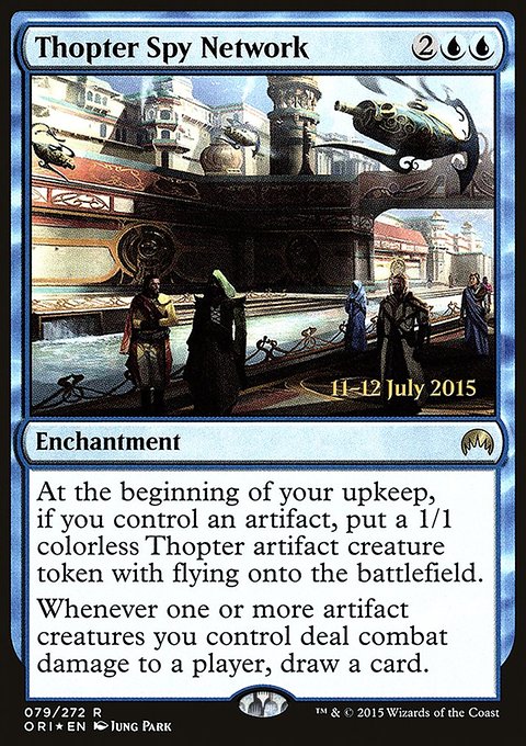 Thopter Spy Network, Magic Origins Promos #79s, Magic: The Gathering card