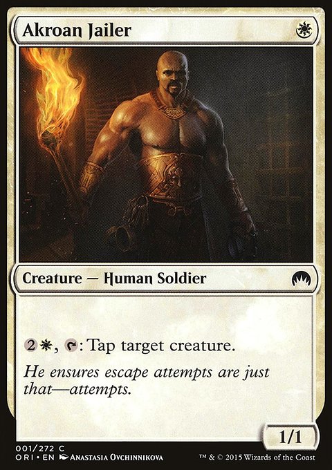 Akroan Jailer, Magic Origins #1, Magic: The Gathering card