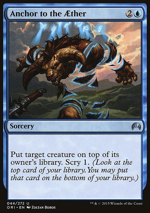 Anchor to the Aether, Magic Origins #44, Magic: The Gathering card