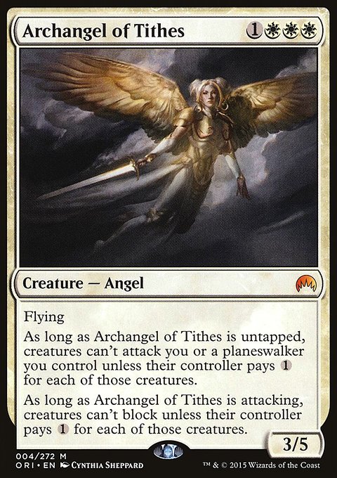 Archangel of Tithes, Magic Origins #4, Magic: The Gathering card