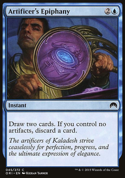 Artificer's Epiphany, Magic Origins #45, Magic: The Gathering card