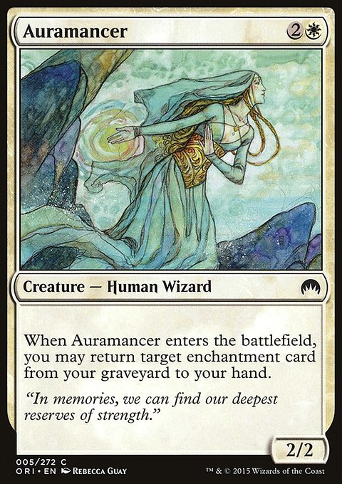 Auramancer, Magic Origins #5, Magic: The Gathering card