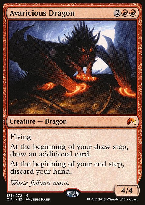 Avaricious Dragon, Magic Origins #131, Magic: The Gathering card