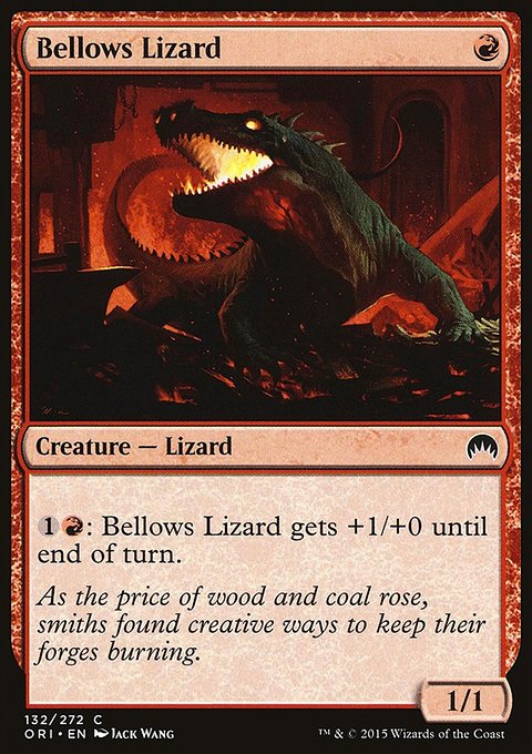 Bellows Lizard, Magic Origins #132, Magic: The Gathering card