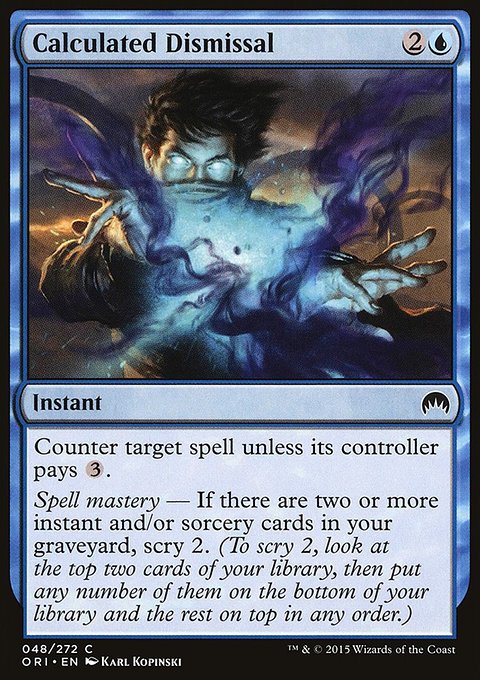 Calculated Dismissal, Magic Origins #48, Magic: The Gathering card