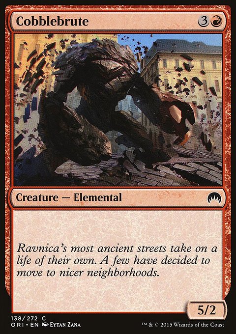 Cobblebrute, Magic Origins #138, Magic: The Gathering card