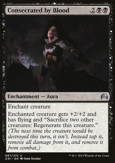Consecrated by Blood, Magic Origins #87, Magic: The Gathering card