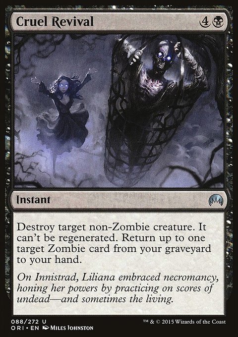 Cruel Revival, Magic Origins #88, Magic: The Gathering card
