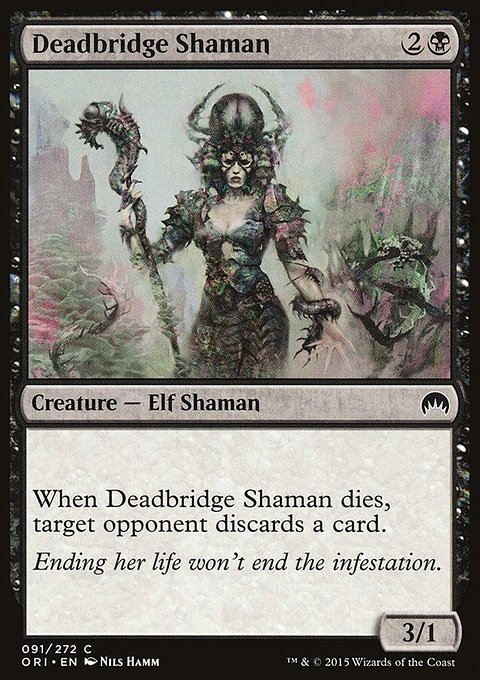 Deadbridge Shaman, Magic Origins #91, Magic: The Gathering card
