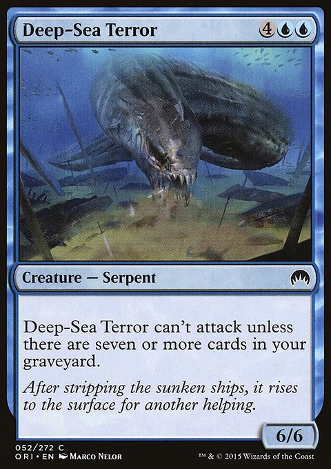 Deep-Sea Terror, Magic Origins #52, Magic: The Gathering card