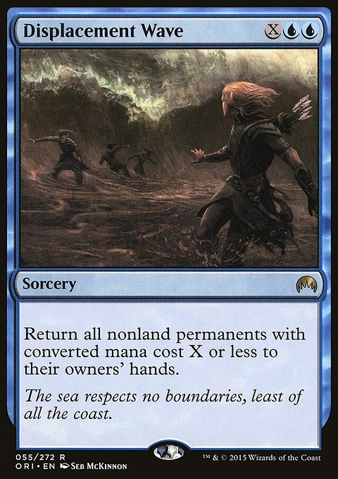 Displacement Wave, Magic Origins #55, Magic: The Gathering card