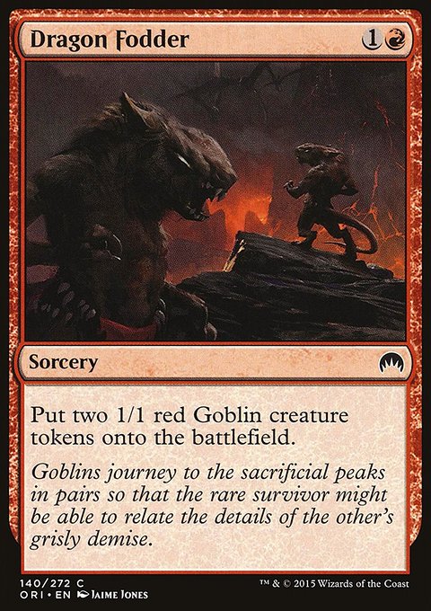 Dragon Fodder, Magic Origins #140, Magic: The Gathering card