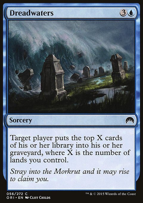 Dreadwaters, Magic Origins #56, Magic: The Gathering card