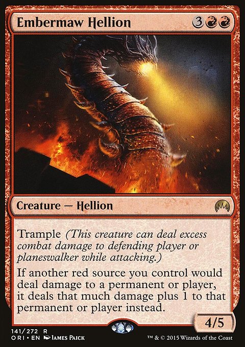 Embermaw Hellion, Magic Origins #141, Magic: The Gathering card