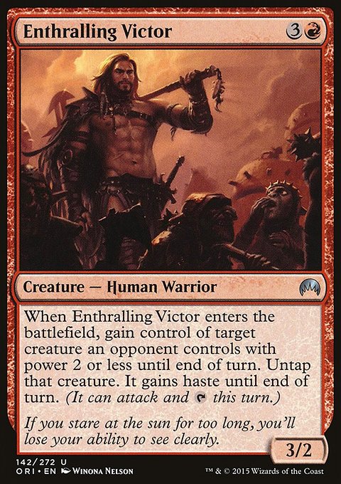 Enthralling Victor, Magic Origins #142, Magic: The Gathering card