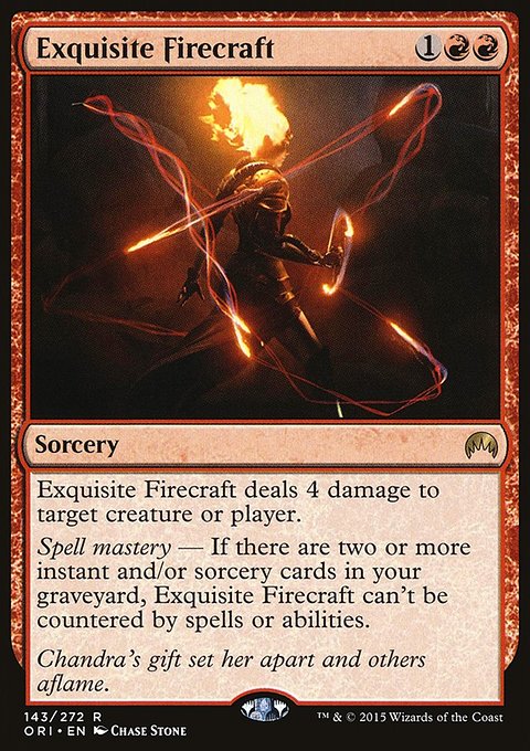 Exquisite Firecraft, Magic Origins #143, Magic: The Gathering card