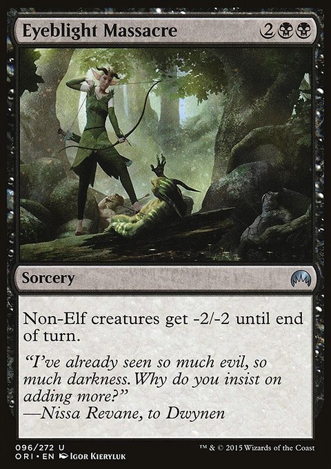 Eyeblight Massacre, Magic Origins #96, Magic: The Gathering card
