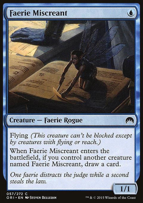 Faerie Miscreant, Magic Origins #57, Magic: The Gathering card