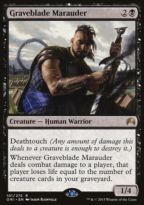 Graveblade Marauder, Magic Origins #101, Magic: The Gathering card