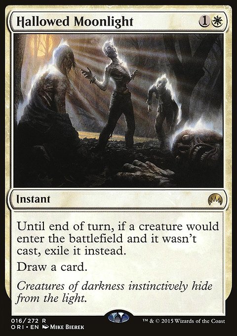 Hallowed Moonlight, Magic Origins #16, Magic: The Gathering card