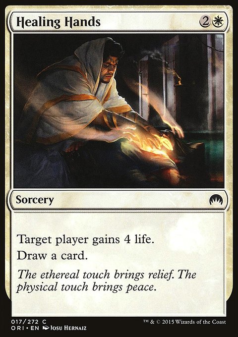Healing Hands, Magic Origins #17, Magic: The Gathering card