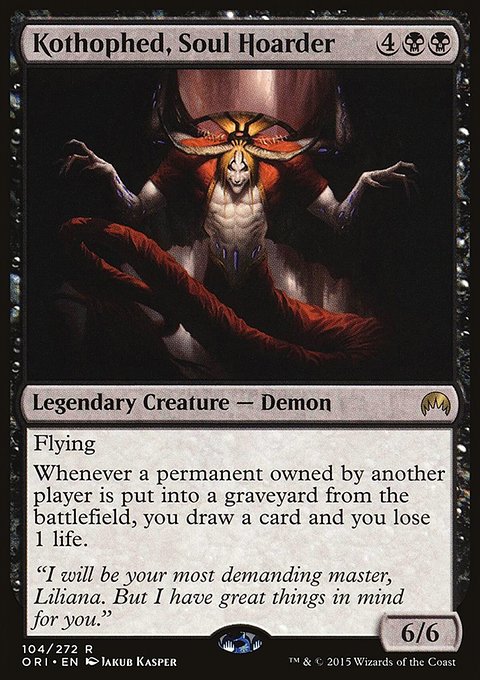 Kothophed, Soul Hoarder, Magic Origins #104, Magic: The Gathering card