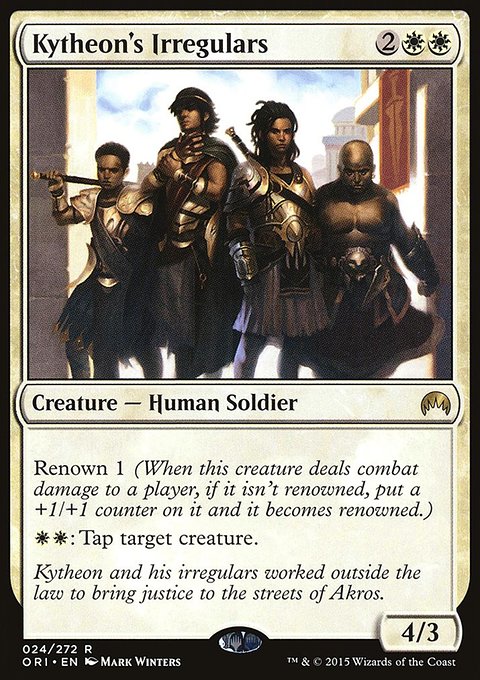 Kytheon's Irregulars, Magic Origins #24, Magic: The Gathering card