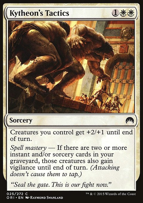 Kytheon's Tactics, Magic Origins #25, Magic: The Gathering card