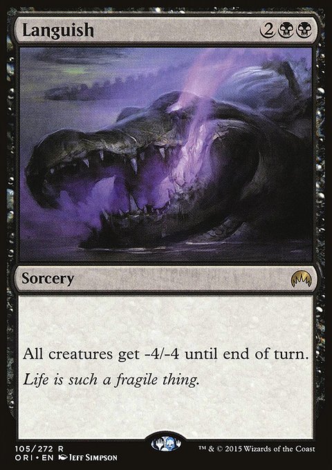 Languish, Magic Origins #105, Magic: The Gathering card