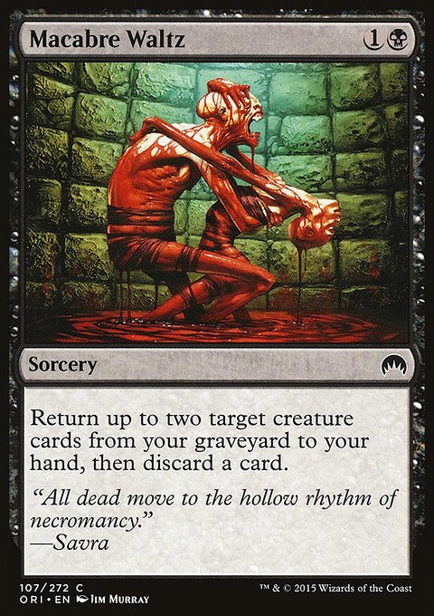 Macabre Waltz, Magic Origins #107, Magic: The Gathering card
