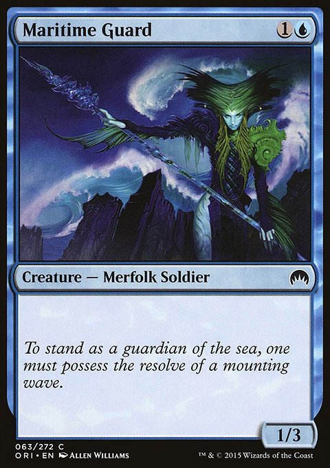 Maritime Guard, Magic Origins #63, Magic: The Gathering card