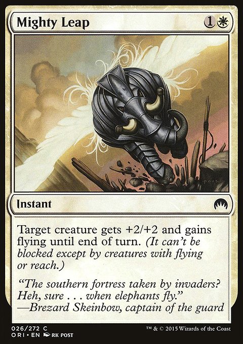 Mighty Leap, Magic Origins #26, Magic: The Gathering card