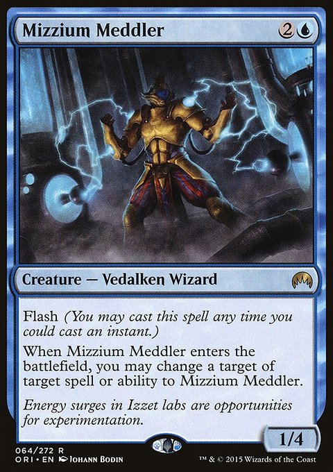 Mizzium Meddler, Magic Origins #64, Magic: The Gathering card