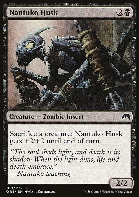 Nantuko Husk, Magic Origins #109, Magic: The Gathering card