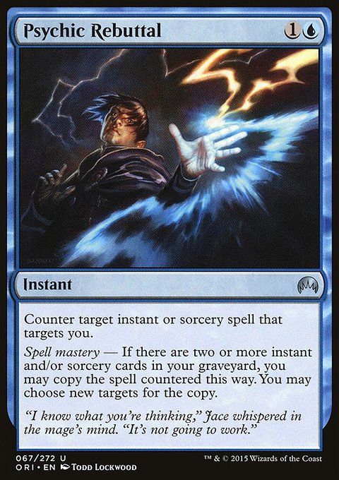 Psychic Rebuttal, Magic Origins #67, Magic: The Gathering card