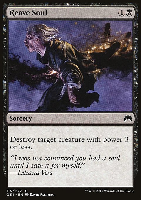 Reave Soul, Magic Origins #115, Magic: The Gathering card