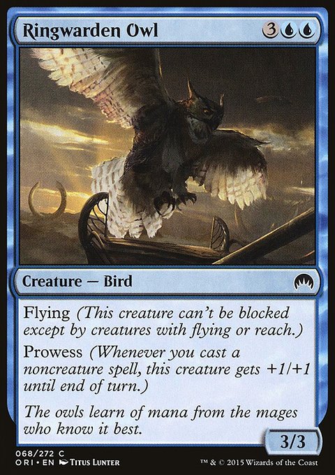 Ringwarden Owl, Magic Origins #68, Magic: The Gathering card