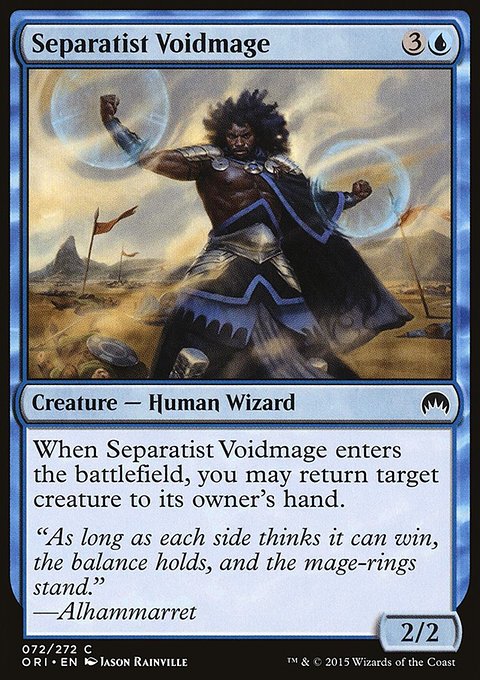 Separatist Voidmage, Magic Origins #72, Magic: The Gathering card