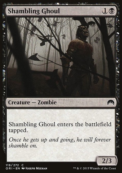 Shambling Ghoul, Magic Origins #119, Magic: The Gathering card