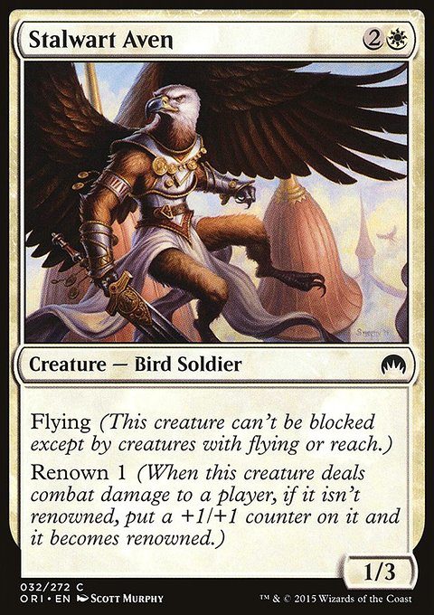 Stalwart Aven, Magic Origins #32, Magic: The Gathering card