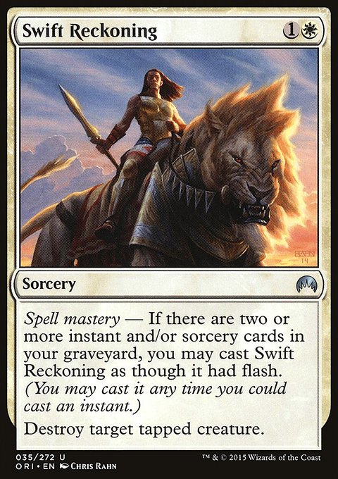 Swift Reckoning, Magic Origins #35, Magic: The Gathering card