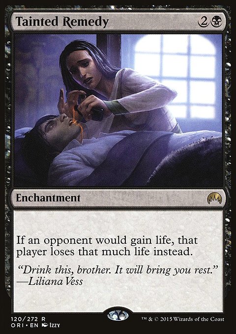 Tainted Remedy, Magic Origins #120, Magic: The Gathering card