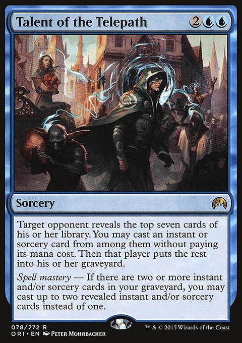 Talent of the Telepath, Magic Origins #78, Magic: The Gathering card
